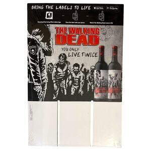 THE WALKING DEAD 2018 Set of 5 Wine Display Case Cards New in Package NIP RARE!